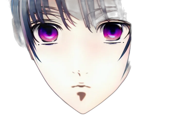 face, mask, creature, robot, anime, vaporwave, photorealistic, 3d render transparent PNG cut-out
