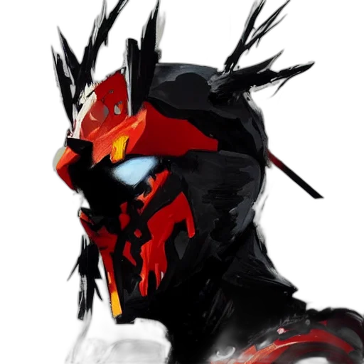 mask, robot, face, concept art transparent PNG cut-out