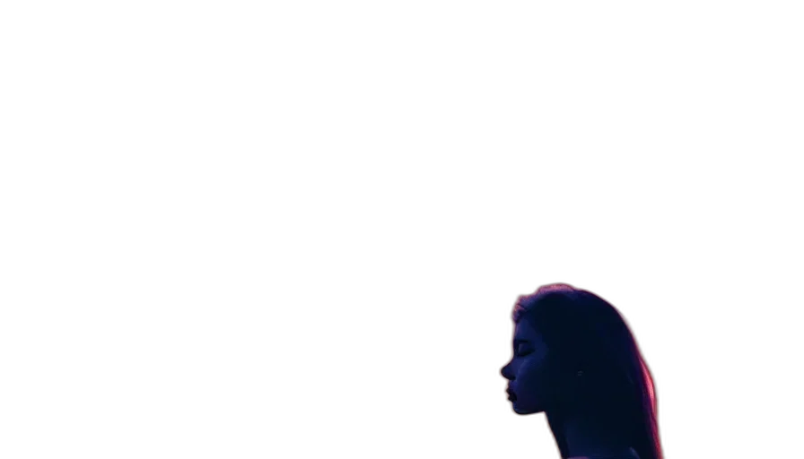 face, crown, hair, robot, 3d render, vaporwave, photorealistic, concept art transparent PNG cut-out