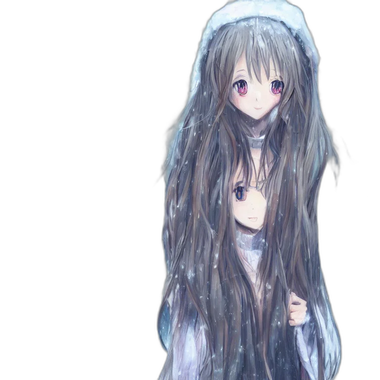 hair, dress, creature, mask transparent PNG cut-out