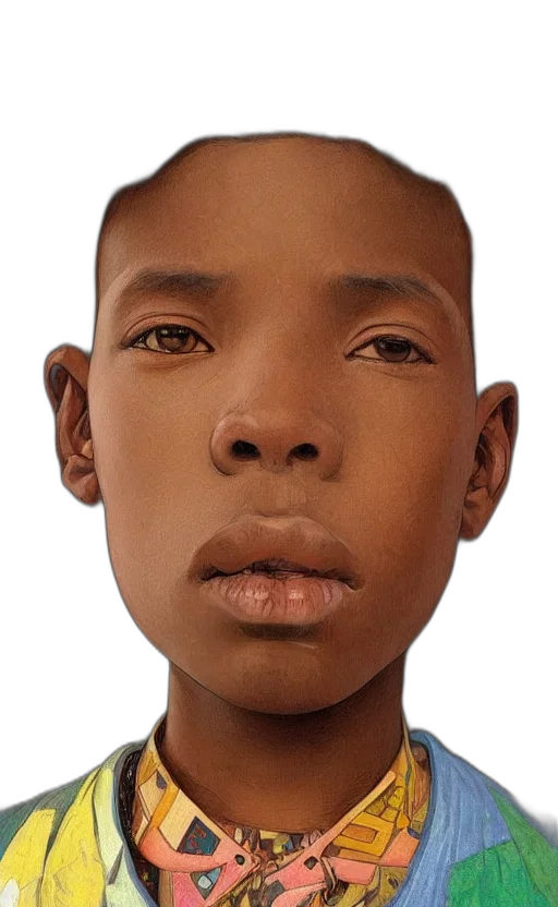 face, mask, robot, hair, photorealistic, 3d render, concept art, fantasy art transparent PNG cut-out