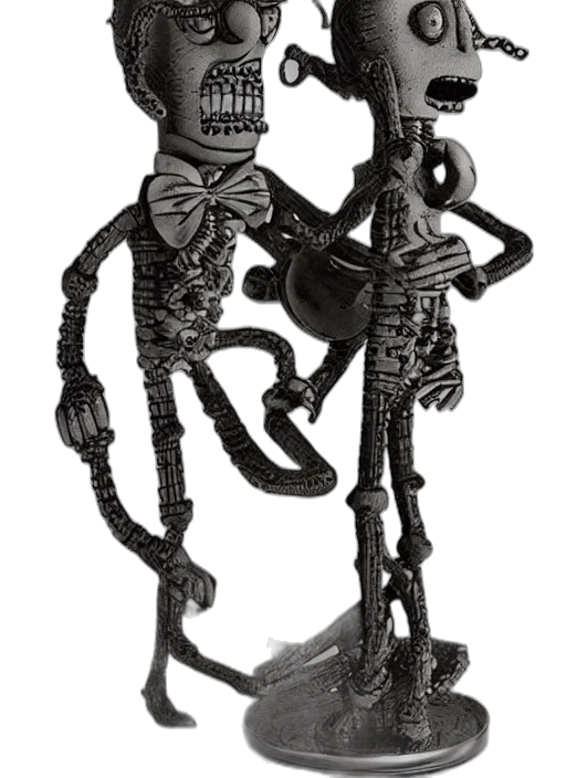 robot, staff, jewelry, mask transparent PNG cut-out