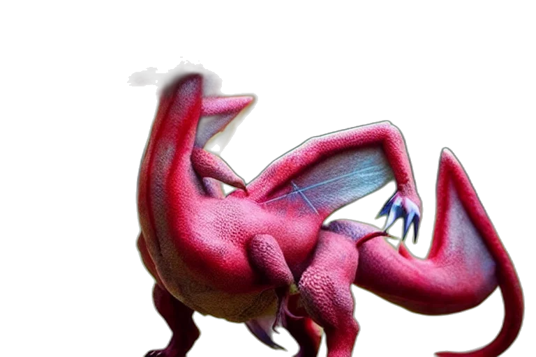 dragon, creature, animal, weapon, 3d render, concept art, photorealistic, fantasy art transparent PNG cut-out