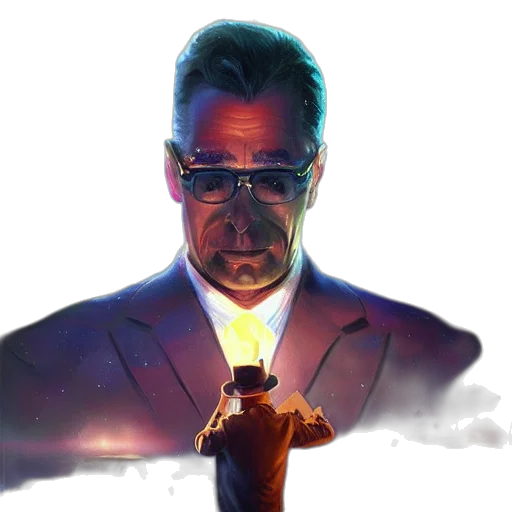 jacket, comic book art, concept art, cyberpunk transparent PNG cut-out