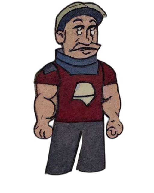 staff, cartoon, concept art, comic book art transparent PNG cut-out