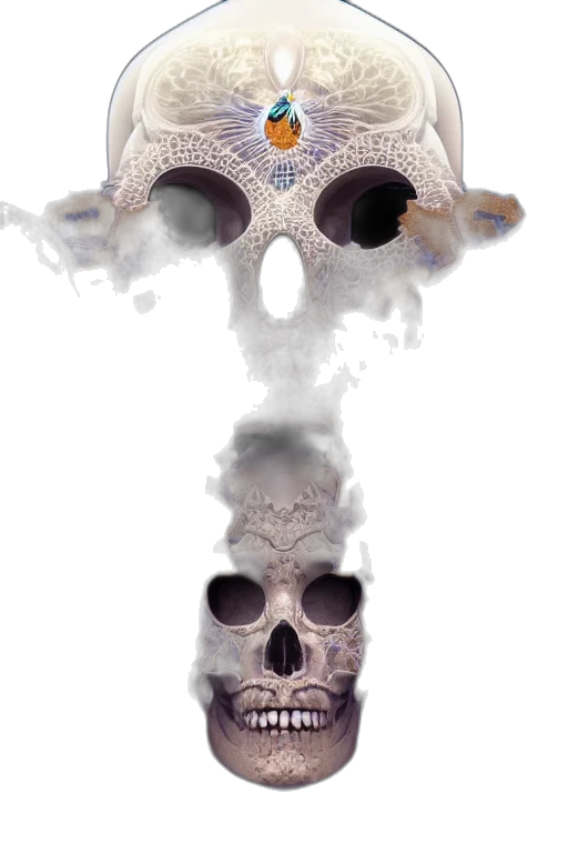 mask, crown, jewelry, face, concept art, fantasy art, 3d render, photorealistic transparent PNG cut-out