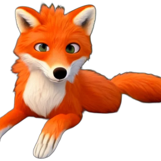 animal, staff, creature, 3d render transparent PNG cut-out