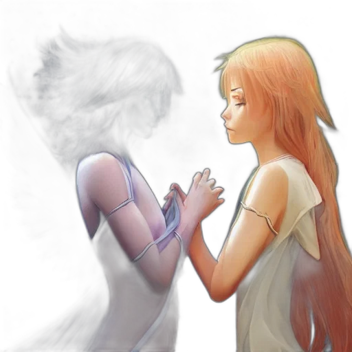 concept art, watercolor, fantasy art, anime transparent PNG cut-out