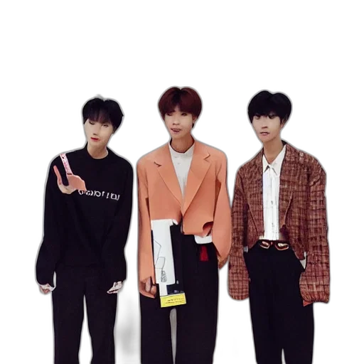 jacket, staff, monochrome, pastel transparent PNG cut-out