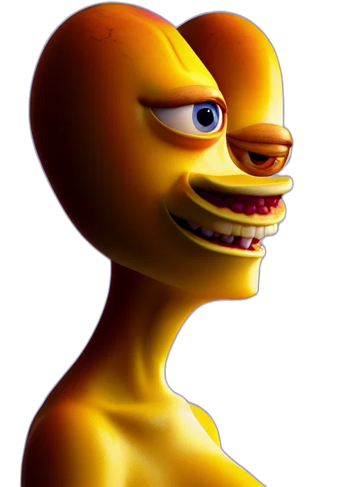 face, robot, mask, creature, 3d render, photorealistic, concept art, cartoon transparent PNG cut-out