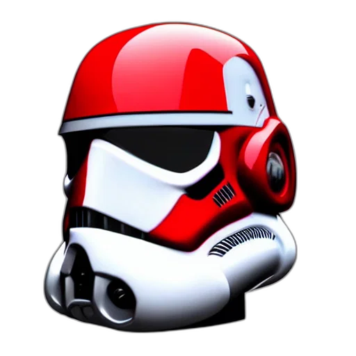 3d render, concept art, pixel art, comic book art, storm, trooper, head, coming transparent PNG cut-out