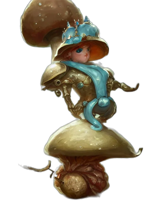 hat, staff, robot, concept art transparent PNG cut-out
