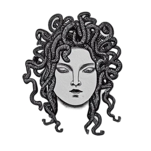 crown, hair, mask, jewelry, pencil sketch, pixel art, fantasy art, concept art transparent PNG cut-out