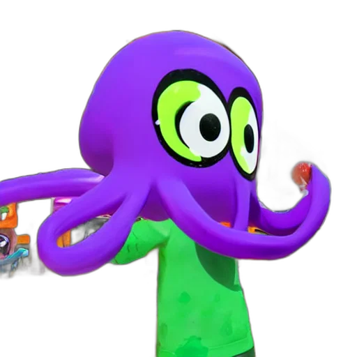 creature, staff, hat, animal, 3d render, concept art, cartoon, underwater transparent PNG cut-out