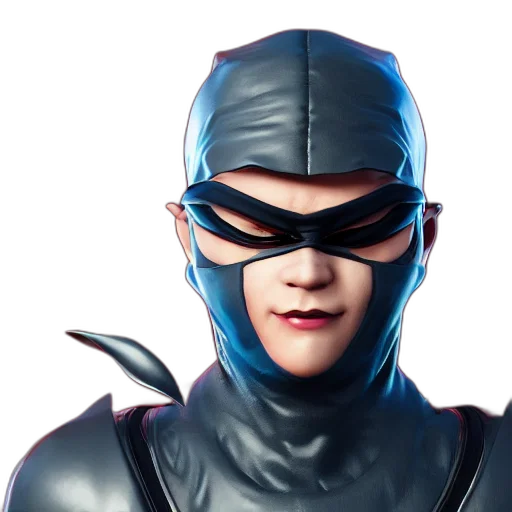mask, face, 3d render, comic book art transparent PNG cut-out