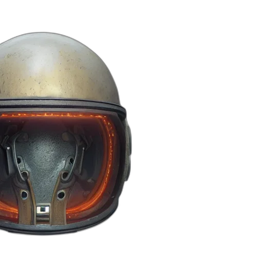 mask, face, hat, robot, 3d render, concept art, photorealistic, outer space transparent PNG cut-out