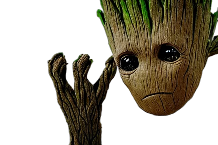 creature, mask, tree, staff transparent PNG cut-out
