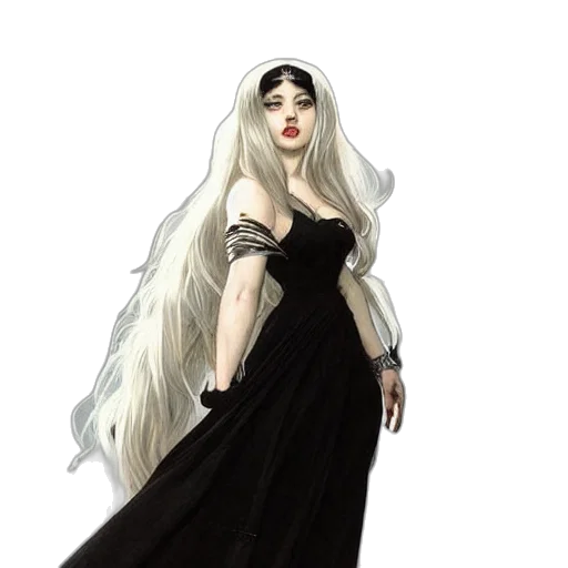 dress, fantasy art, concept art, cartoon transparent PNG cut-out