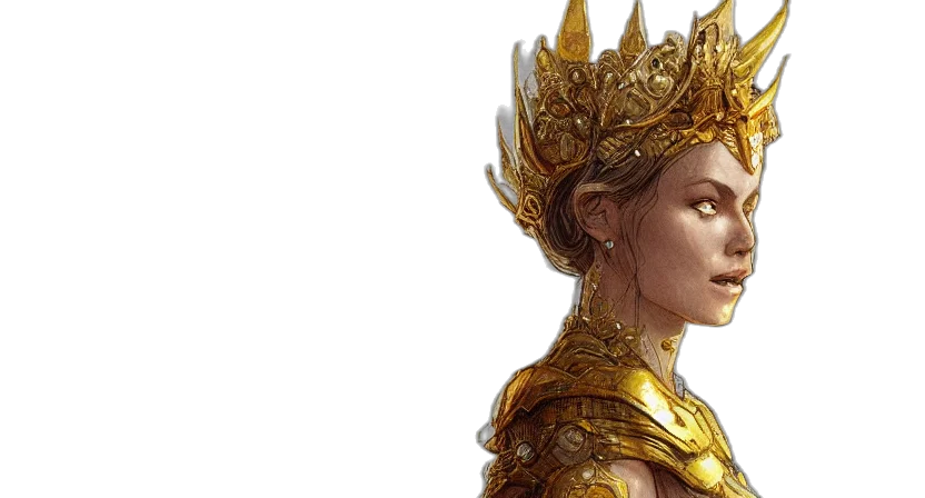 crown, jewelry, dragon, fantasy art transparent PNG cut-out