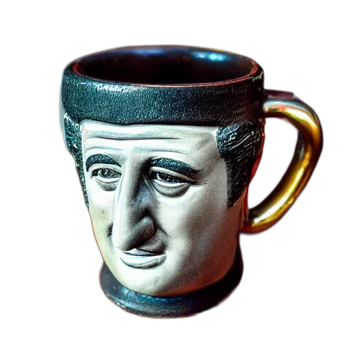 face, crown, mask, 3d render, photorealistic, vaporwave, closeup, photograph transparent PNG cut-out