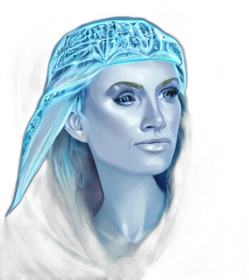 face, hat, staff, crown, fantasy art, photorealistic, concept art, oil painting transparent PNG cut-out