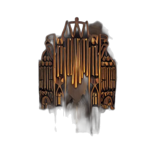 furniture, crown, jewelry, 3d render transparent PNG cut-out