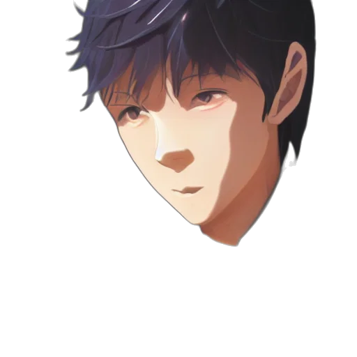 face, mask, creature, hat, anime, pixel art, photorealistic, watercolor transparent PNG cut-out