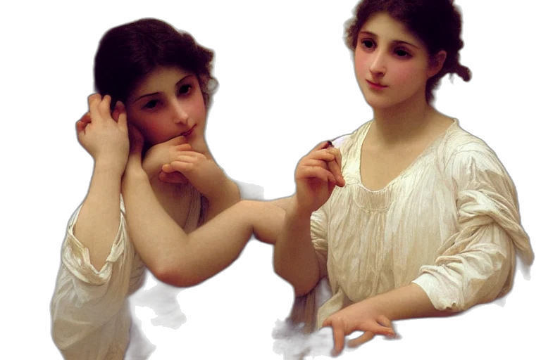 jewelry, dress, photorealistic, oil painting transparent PNG cut-out