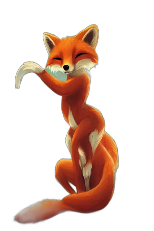 staff, animal, creature, concept art, 3d render, cartoon, fantasy art, pretty transparent PNG cut-out