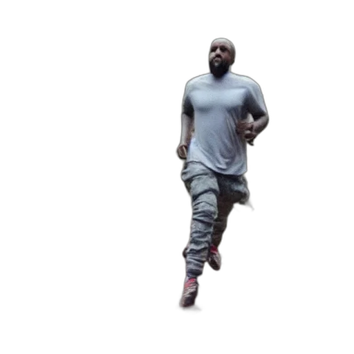 shoes, creature, 3d render, concept art, photorealistic, trailcam, footage, kanye transparent PNG cut-out