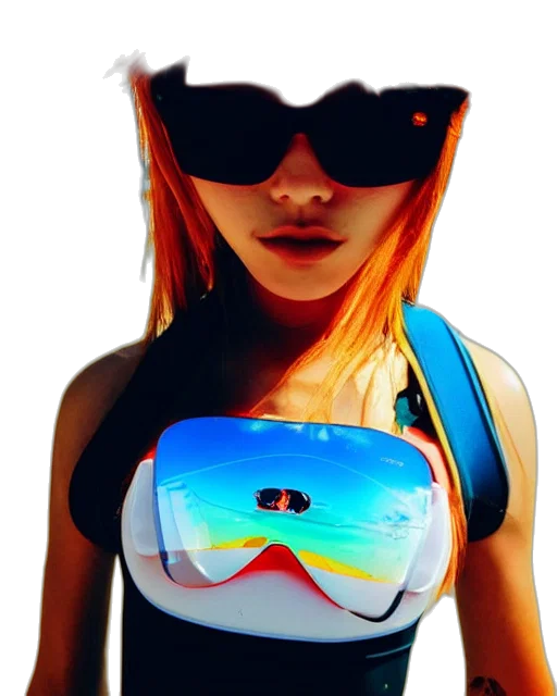 mask, face, jacket, robot transparent PNG cut-out