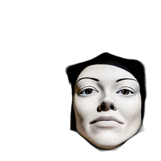 mask, face, robot, crown, photorealistic, 3d render, cartoon, concept art transparent PNG cut-out