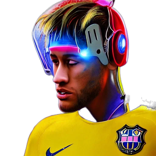 robot, face, cyberpunk, anime transparent PNG cut-out