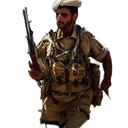 weapon, staff, jacket, animal transparent PNG cut-out