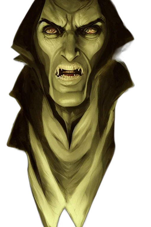 mask, face, creature, staff, concept art, fantasy art, comic book art, watercolor transparent PNG cut-out