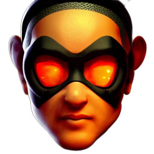 mask, face, robot, creature transparent PNG cut-out