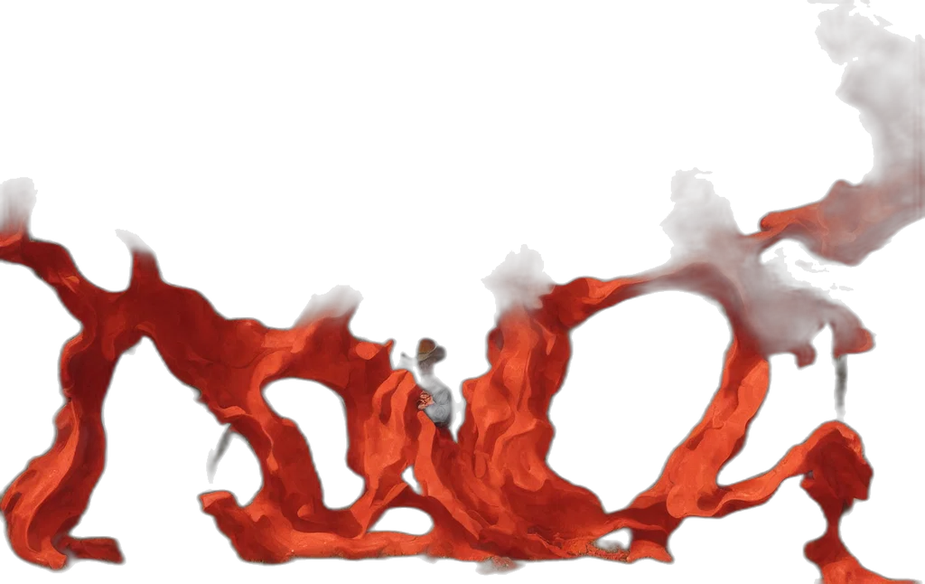 dress, dragon, hair, mask transparent PNG cut-out
