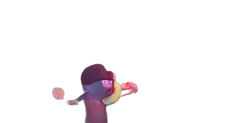 hat, animal, creature, staff transparent PNG cut-out