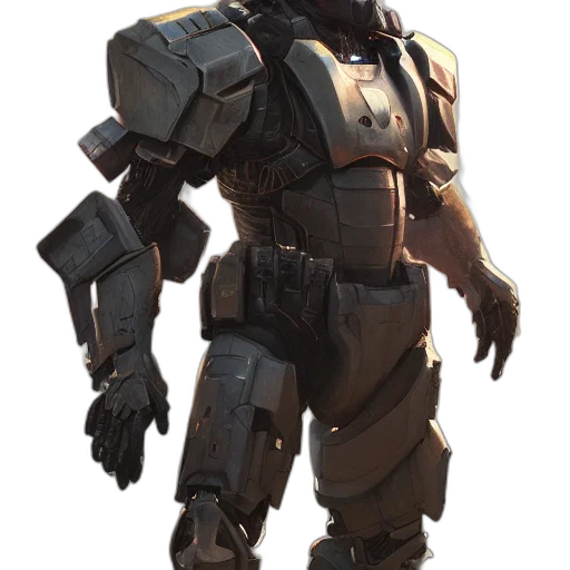 robot, weapon, staff, concept art transparent PNG cut-out