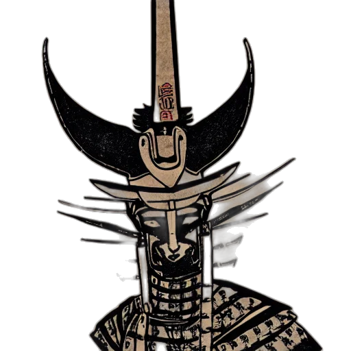mask, sword, crown, staff, concept art, fantasy art, comic book art, pixel art transparent PNG cut-out