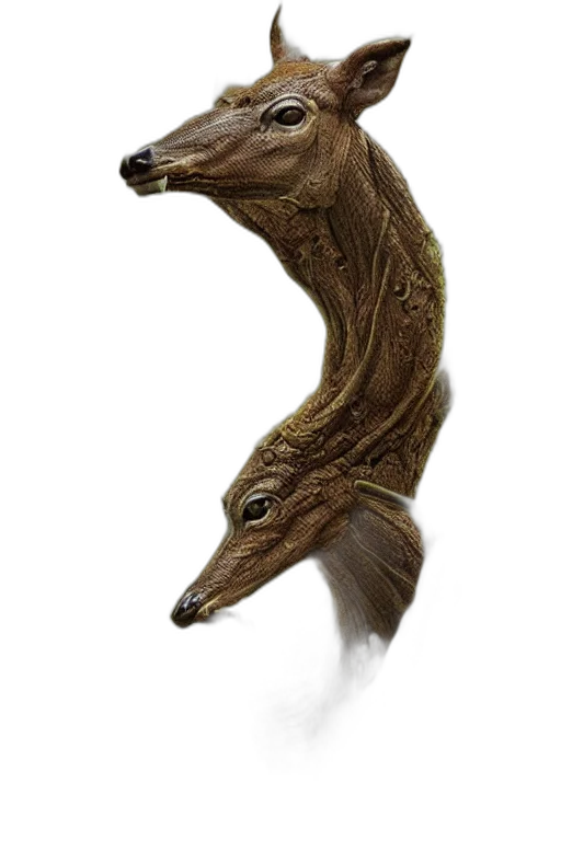 creature, dragon, animal, staff transparent PNG cut-out
