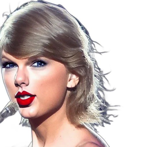photorealistic, 3d render, cartoon, taylor transparent PNG cut-out