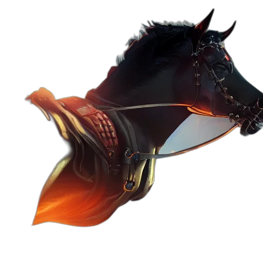 mask, weapon, sword, dragon, concept art, fantasy art, 3d render, photorealistic transparent PNG cut-out