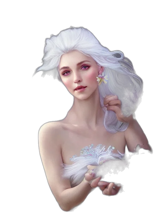 crown, face, jewelry, fantasy art transparent PNG cut-out