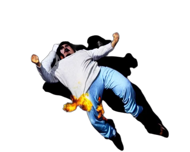 staff, jacket, weapon, creature transparent PNG cut-out