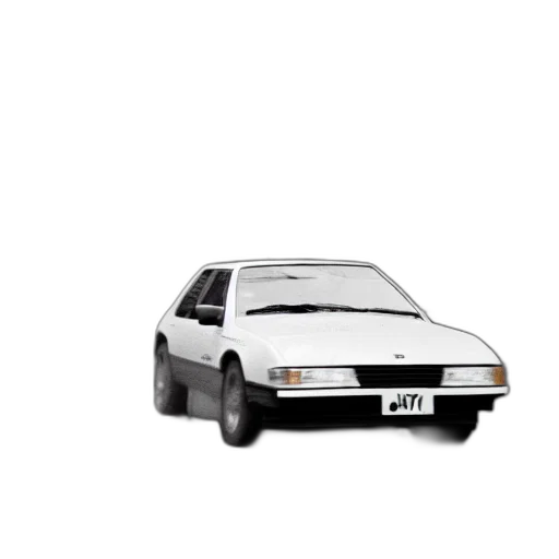car, photorealistic, 3d render, vaporwave, concept art, cars, yashica, slight transparent PNG cut-out