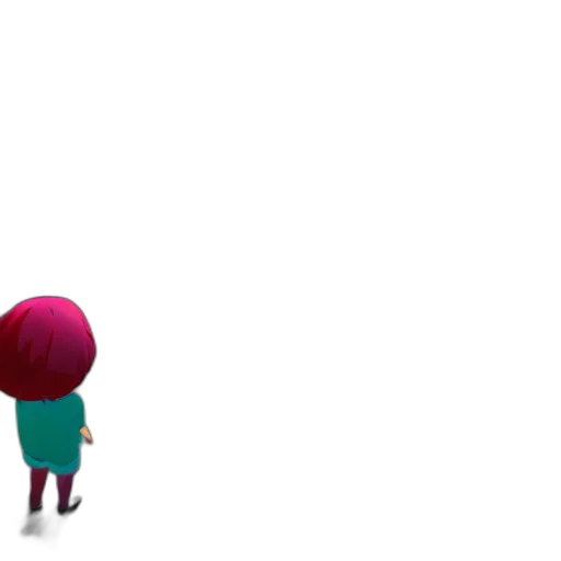 hat, umbrella, staff, dress transparent PNG cut-out