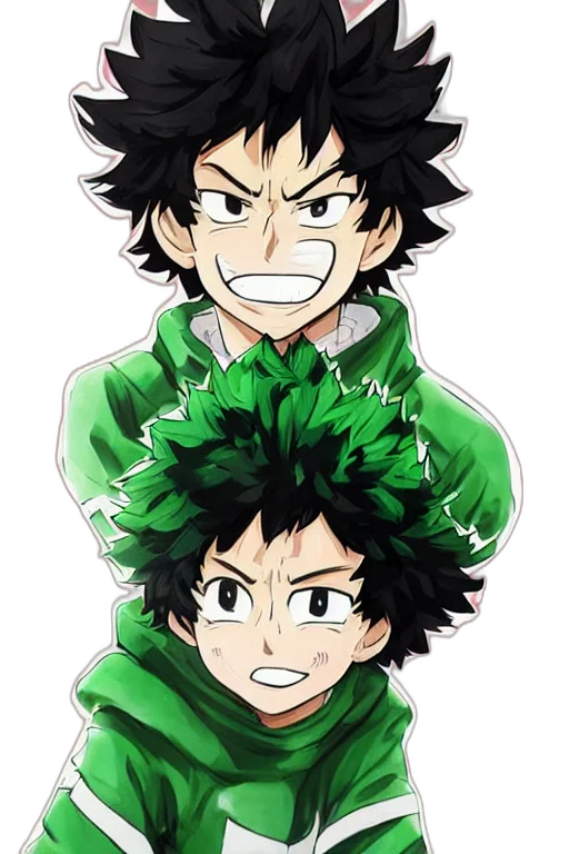 crown, face, anime, cartoon, pixel art, comic book art, green, portrait transparent PNG cut-out