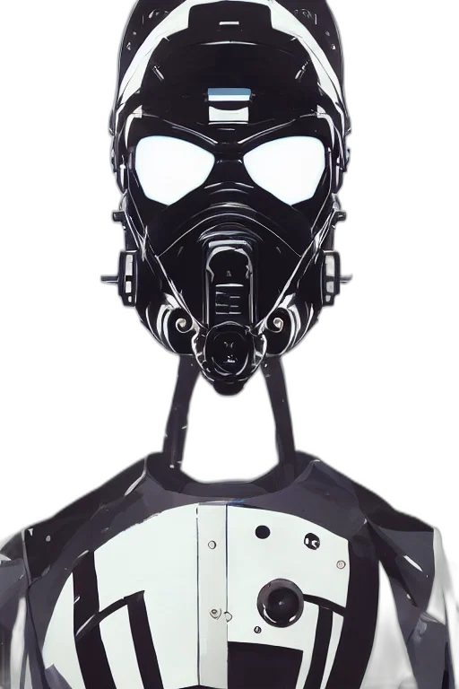 mask, jacket, robot, face transparent PNG cut-out