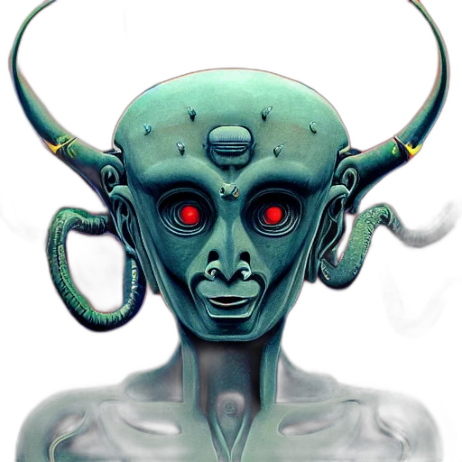 mask, robot, face, creature transparent PNG cut-out